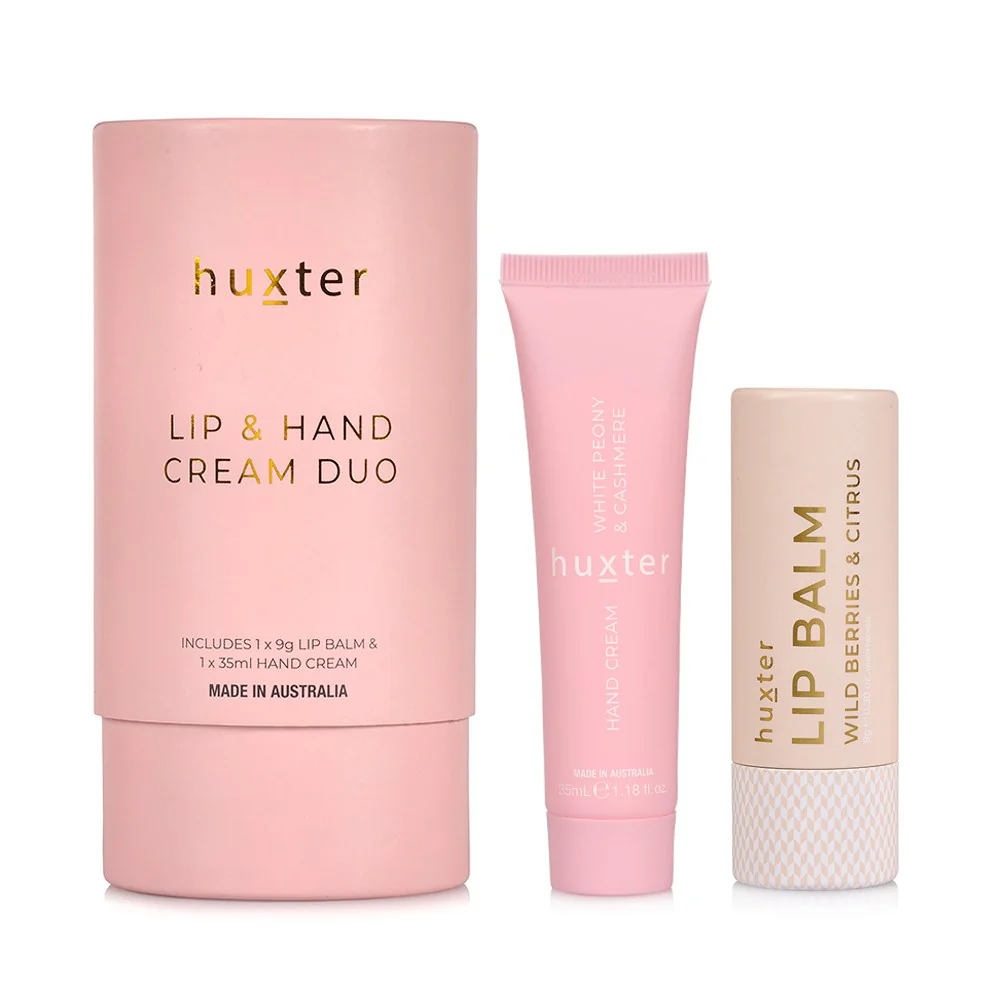 Huxter Lip & Hand Cream Duo, another view