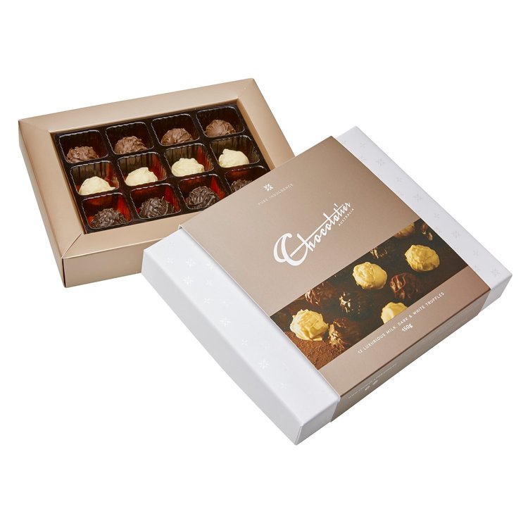 Pure Indulgence Milk, Dark & White Truffles 150g by Flower Daise, Ferntree Gully florist