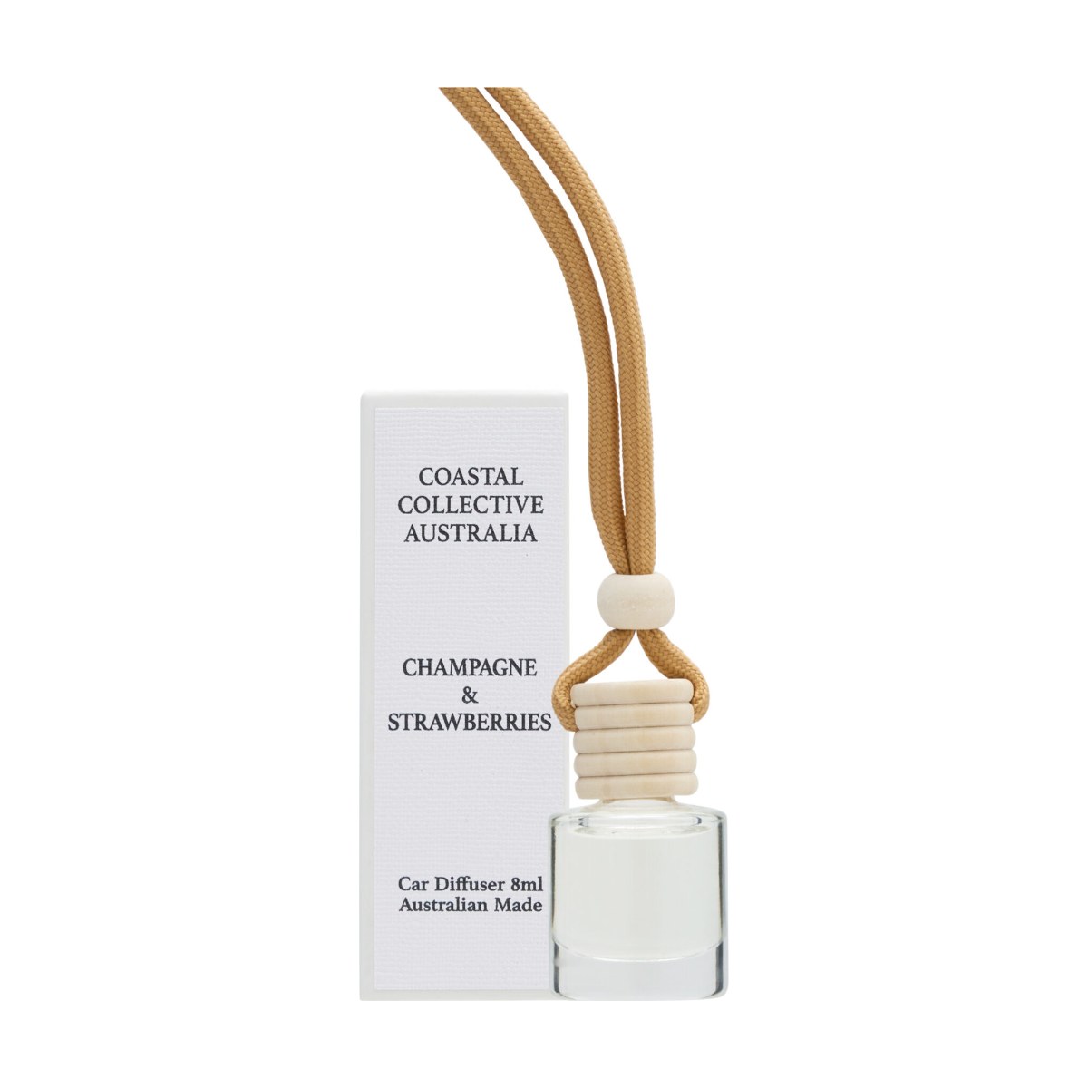 Coastal Collective Car Diffuser – Champagne & Strawberries