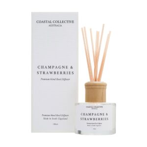 Coastal Collective Diffuser 100ml – Champagne & Strawberries