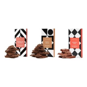Koko Black chocolate blocks – Caramelised Coconut, Waffly Wafer and Moreish Milk