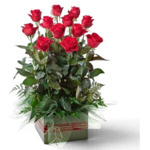 Love Struck – Rose Box Arrangement