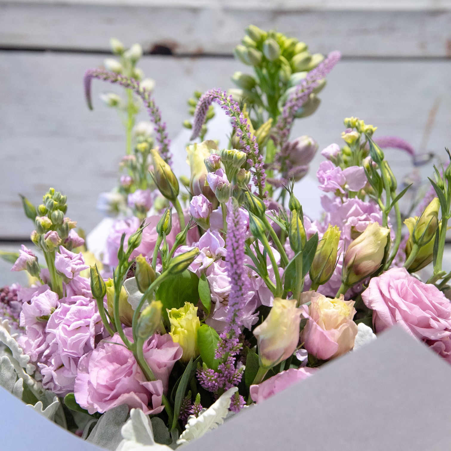 Sweet Nothings – Soft Pink Bouquet – close-up